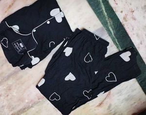 Comfortable Heart Print Pyjama Pants