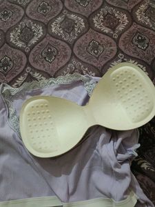 Lavender lace padded top