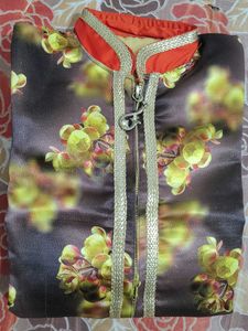 kids Designer Kurta with Floral Print