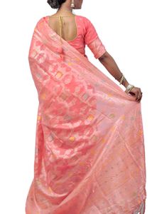 New Banarasi Soft Cotton Linen Saree