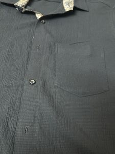 Men's Short Sleeve Textured Shirt