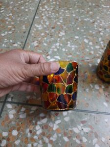 Glass Candle Holders