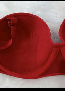 Padded Bra - Red &amp; Grey