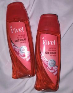 Vivel 1 Body Wash with Exfoliating Sponge