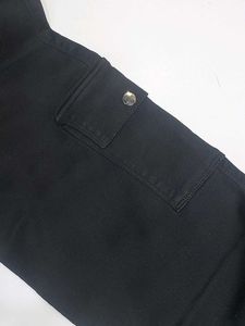 Black Cargo Jeans