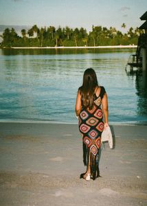 Boho Crochet Maxi Dress