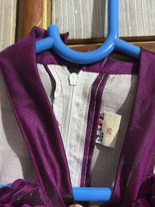 Purple Flower Girl Dress