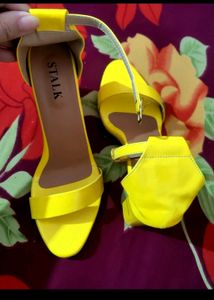 Yellow Heels So Beautiful Trending Collection