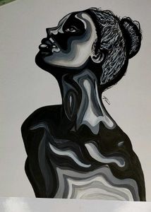 Monochrome Woman Art