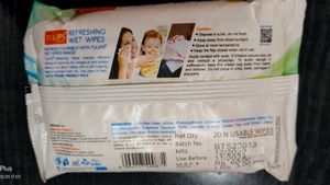 Tulips Refreshing Wet Wipes