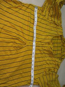 Yellow Striped Kurta