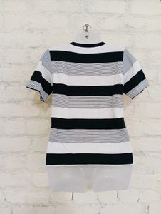 Striped Graphic Tee