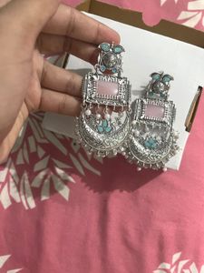 Beautiful Oxidized Jhumka Earrings