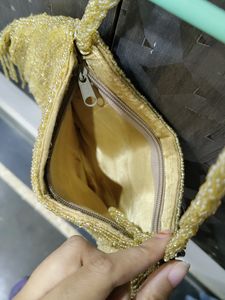 Golden Sequence Work Purse