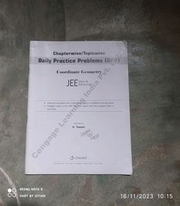 Cengage Dpp Co-ordinate Geometry