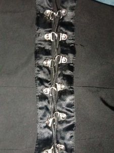 Black corset with lace detail