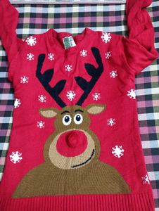 red  sweater for women (christmas)