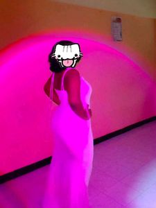newme Elegant Pink Maxi Dress