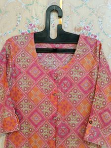🇳🇿💫🎀Pink Ethnic Kurta