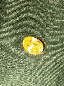 Oval Cut yellow Gemstone ✨
