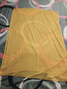 Yellow Plain Duppata