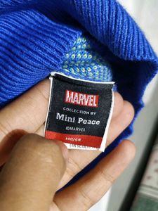 🦸‍♂️ Marvel Captain America Knit Hoodie (9-10Y) ✨