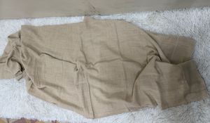 Plain Beige Curtain