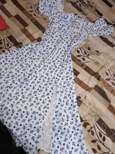Floral Print Summer Midi Dress