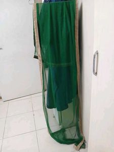 Embellished Pink Kurta with beautiful golden borde