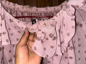 🌸 Insence Off-Shoulder Top + Skirt Set | Size 28