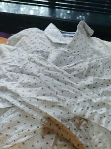 Classic White Printed Shirt