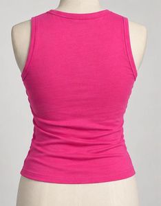 Vibrant Pink Sleeveless Tank Top