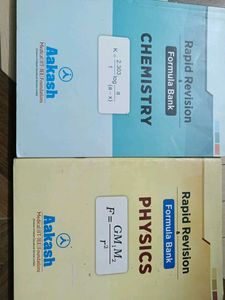 Aakash Chemistry & Physics Formula Bank Books