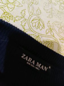 ZARA Mens Red Multicolour Sweater