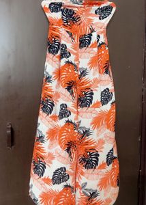 Tropical Print Dress