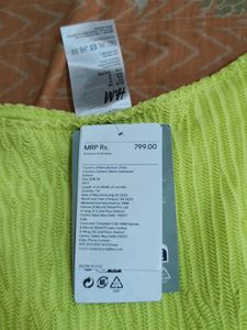 Textured Lime Green Bikini Bottom