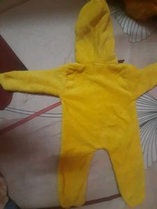 Cute Yellow Baby Romper