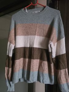 Striped Crew Neck Sweater