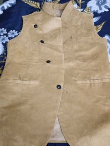 Men's Beige Nehru Jacket