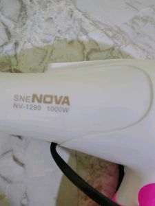 Compact Pink Travel Hair Dryer