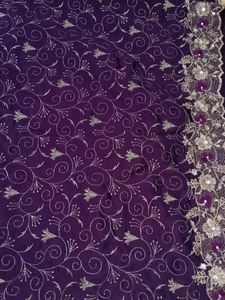 Tread And Stone Work Sari
