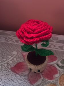 Crochet Potted Flower