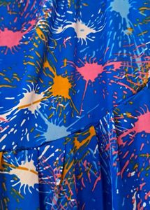 Boho Blue Printed Dhoti Pants