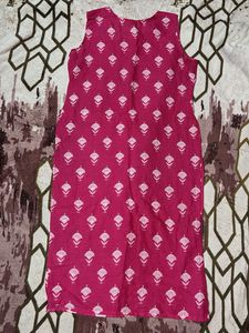 Pink Printed Kurti