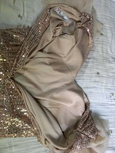 Sparkly Rose Gold Sequin Dress