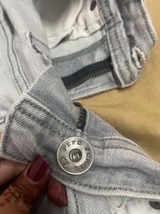Light Wash Men's Denim Jeans