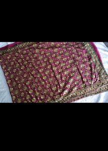 Designer Embroidered Silk Saree