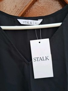 Stalk Black Dress