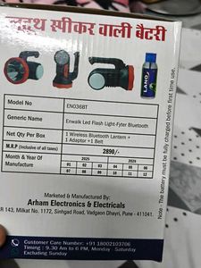 Enwalk rechargeble Led flashlight lamp light