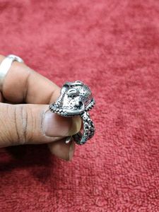 Unique Silver Snake Ring